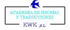 Academia de Idiomas y Traducciones KWK, S.L.