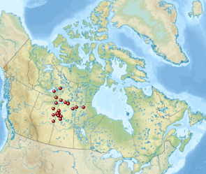 Chipewyan language is located in Canada